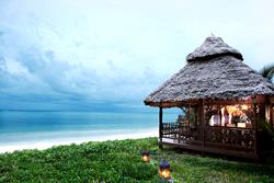 Breezes Beach Club and Spa, Zanzibar, Africa - Kitesurf holiday accommodation- private dining cabin